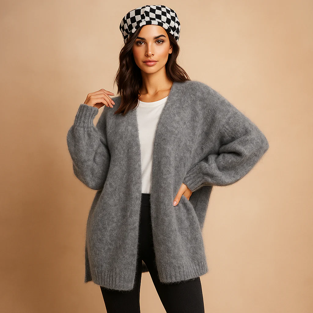Cardigan Tykk et Varm - Confortable - Stylé - Luo - Image 4