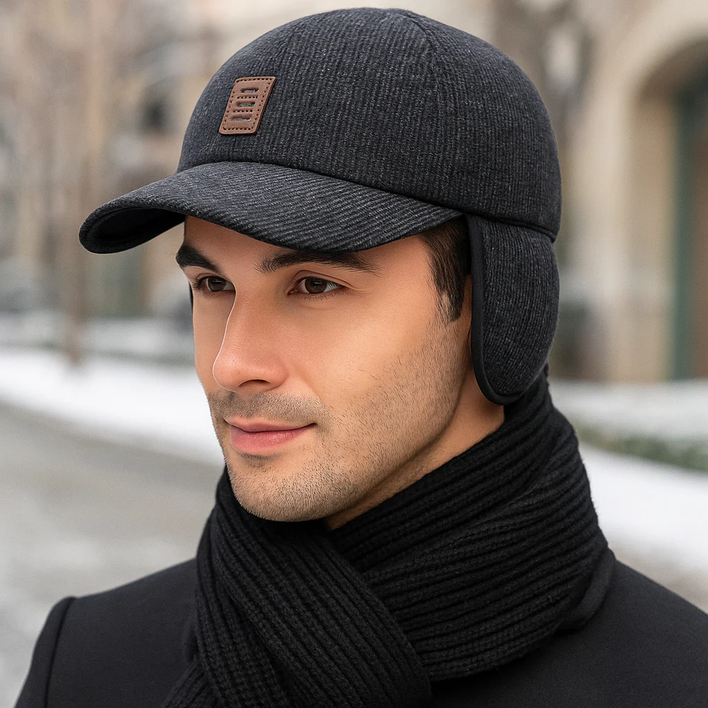 Casquette d’Hiver Chaude avec Protège-Oreilles - Image 3