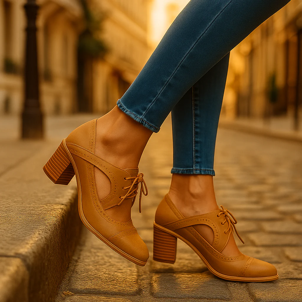 Chaussures à talon rétro femme - Image 5