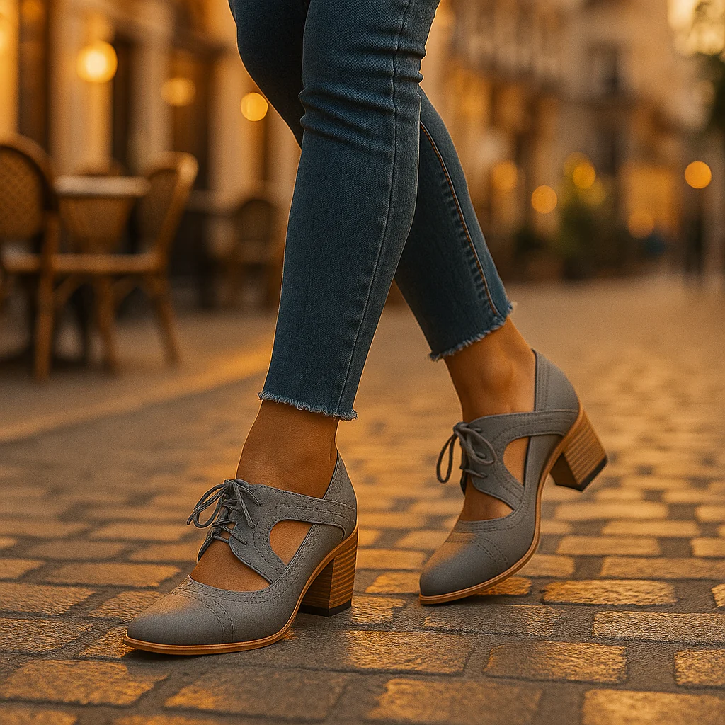 Chaussures à talon rétro femme - Image 6
