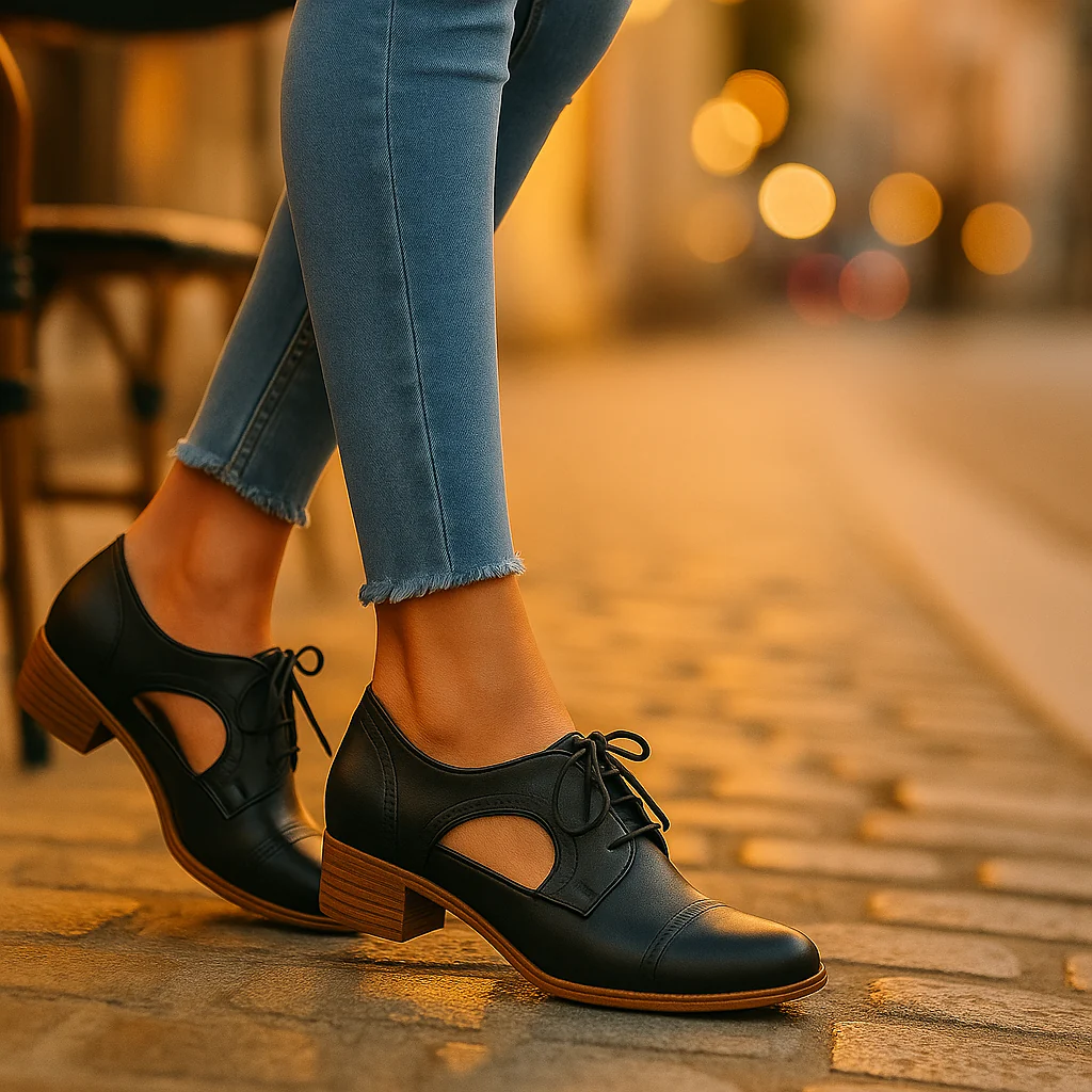 Chaussures à talon rétro femme - Image 8