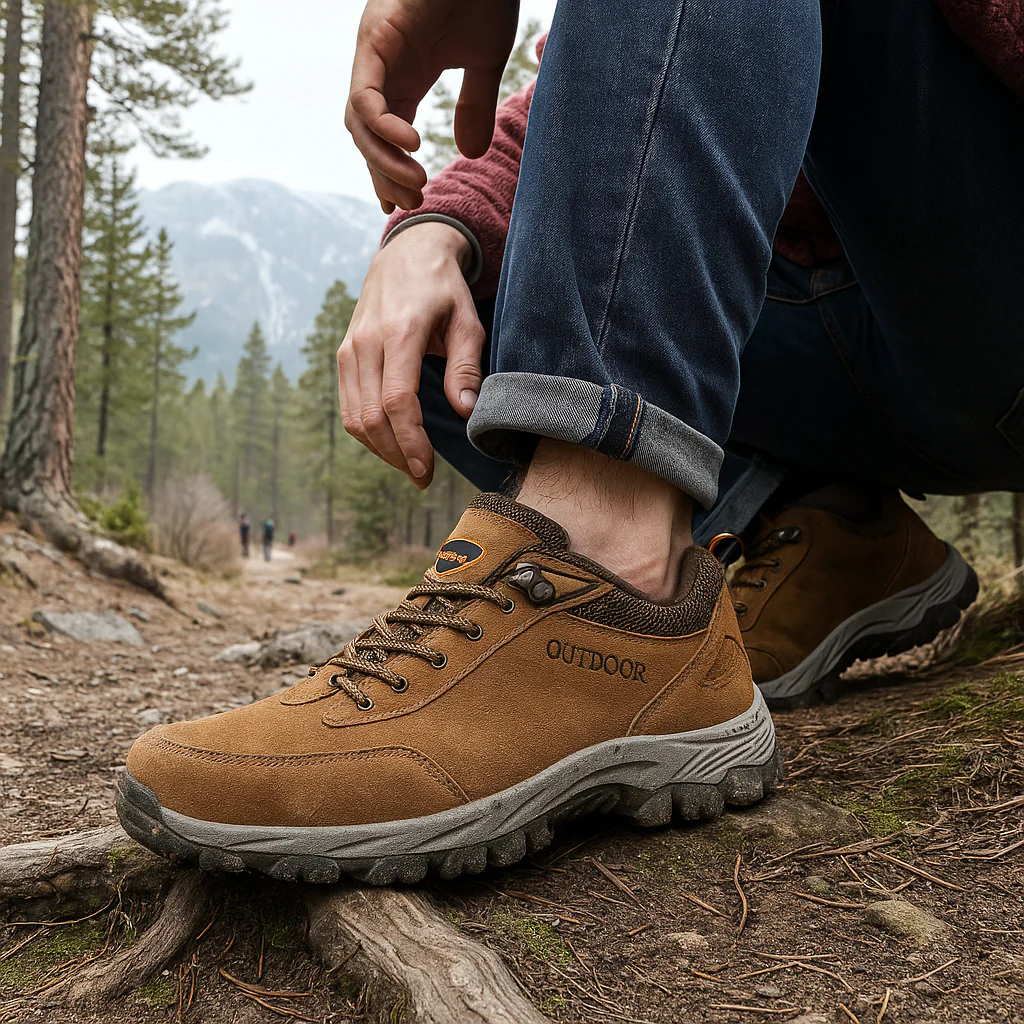 Chaussures de randonnée hommes - lacées - durables - confortables - Image 6