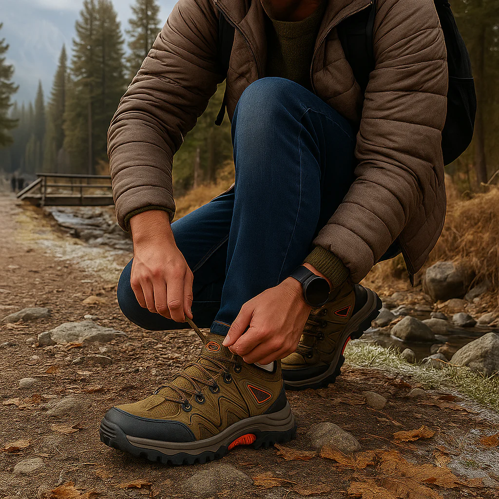 Chaussures de trekking pour hommes - extérieur - imperméables - antidérapantes - légères - Image 4