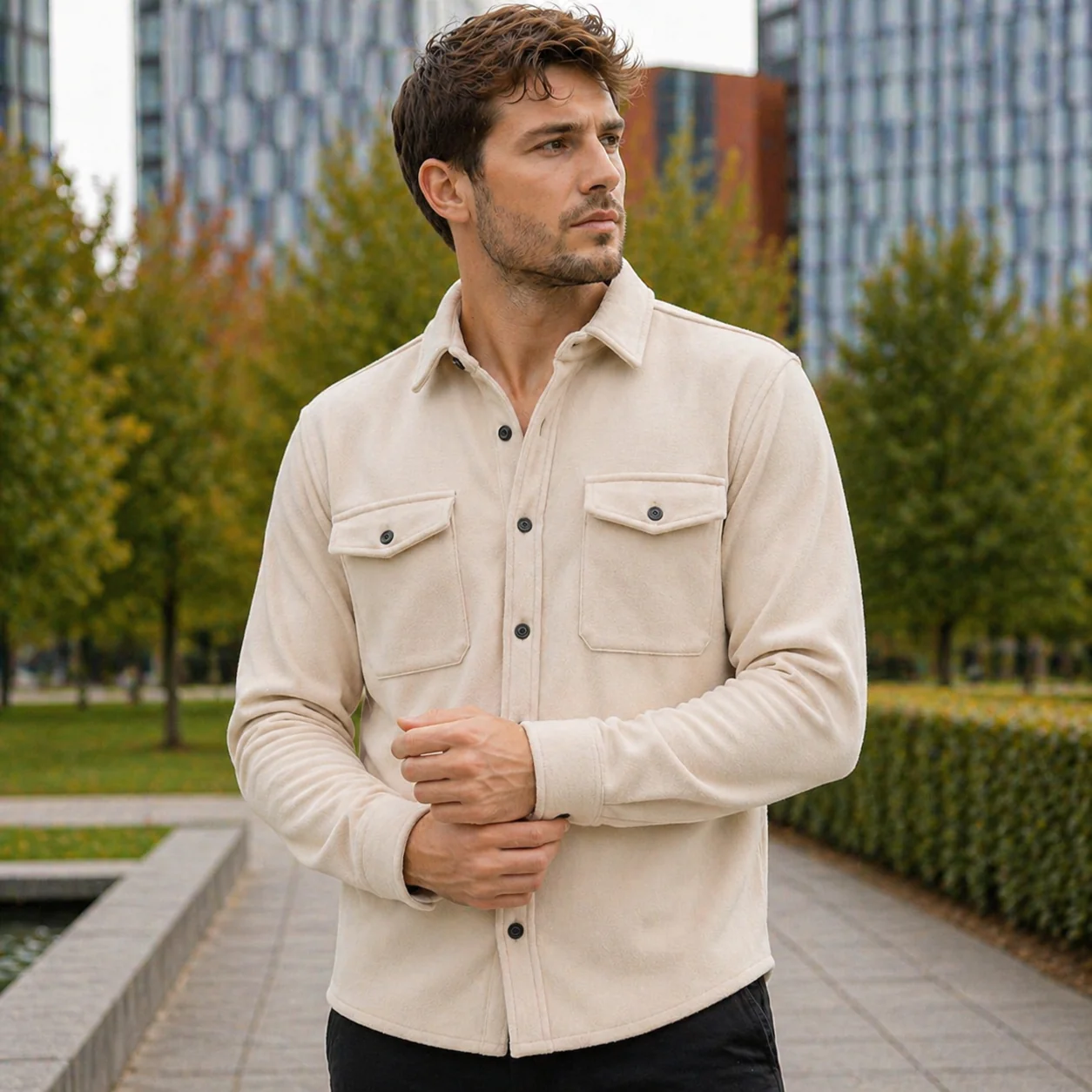Chemise élégante pour l'automne - Confortable - Élégance intemporelle - Image 2