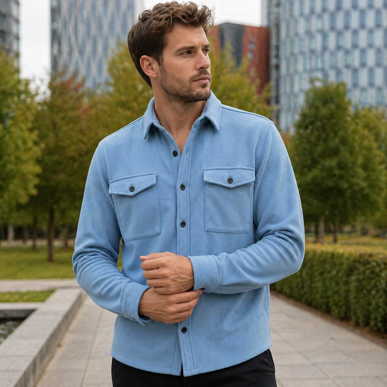 Chemise élégante pour l'automne - Confortable - Élégance intemporelle - Image 3