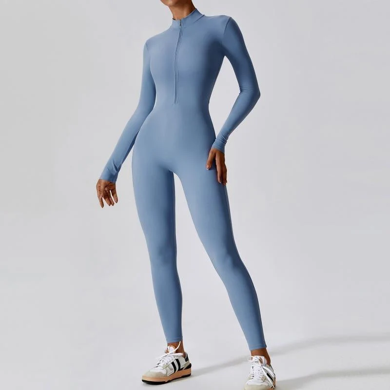 Combinaison sport femmes sans couture - stylée - confortable - élastique - entraînement - Image 2