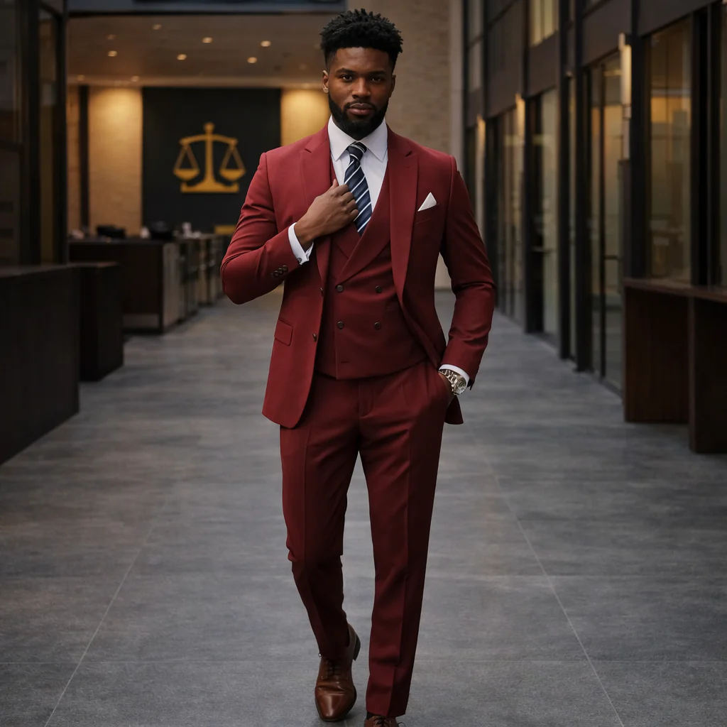 Costume 3 pièces pour homme | Veste, Gilet, Pantalon | Classique, Élégant, So... - Image 4