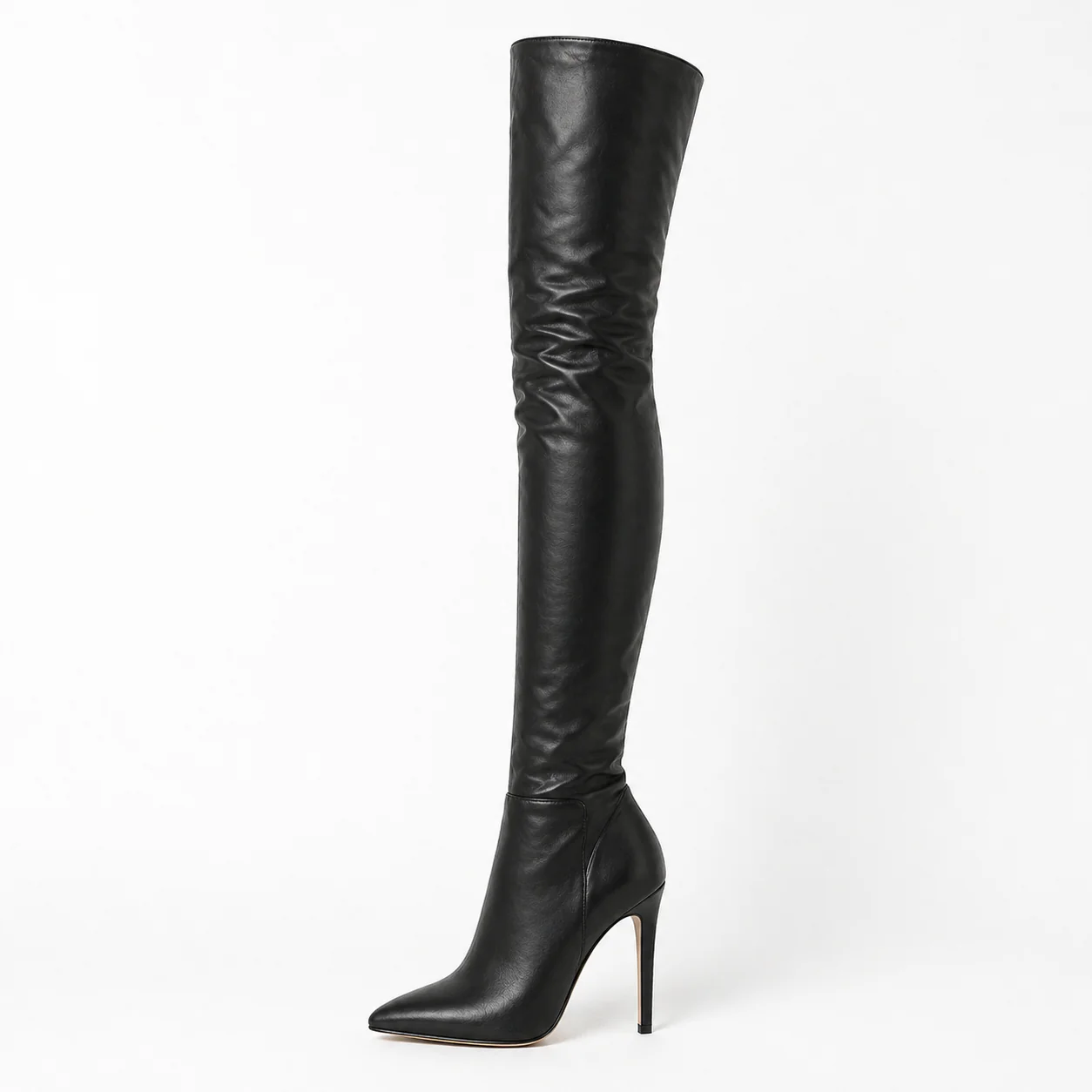 Cuissardes Noires à Talons Aiguilles - Image 6