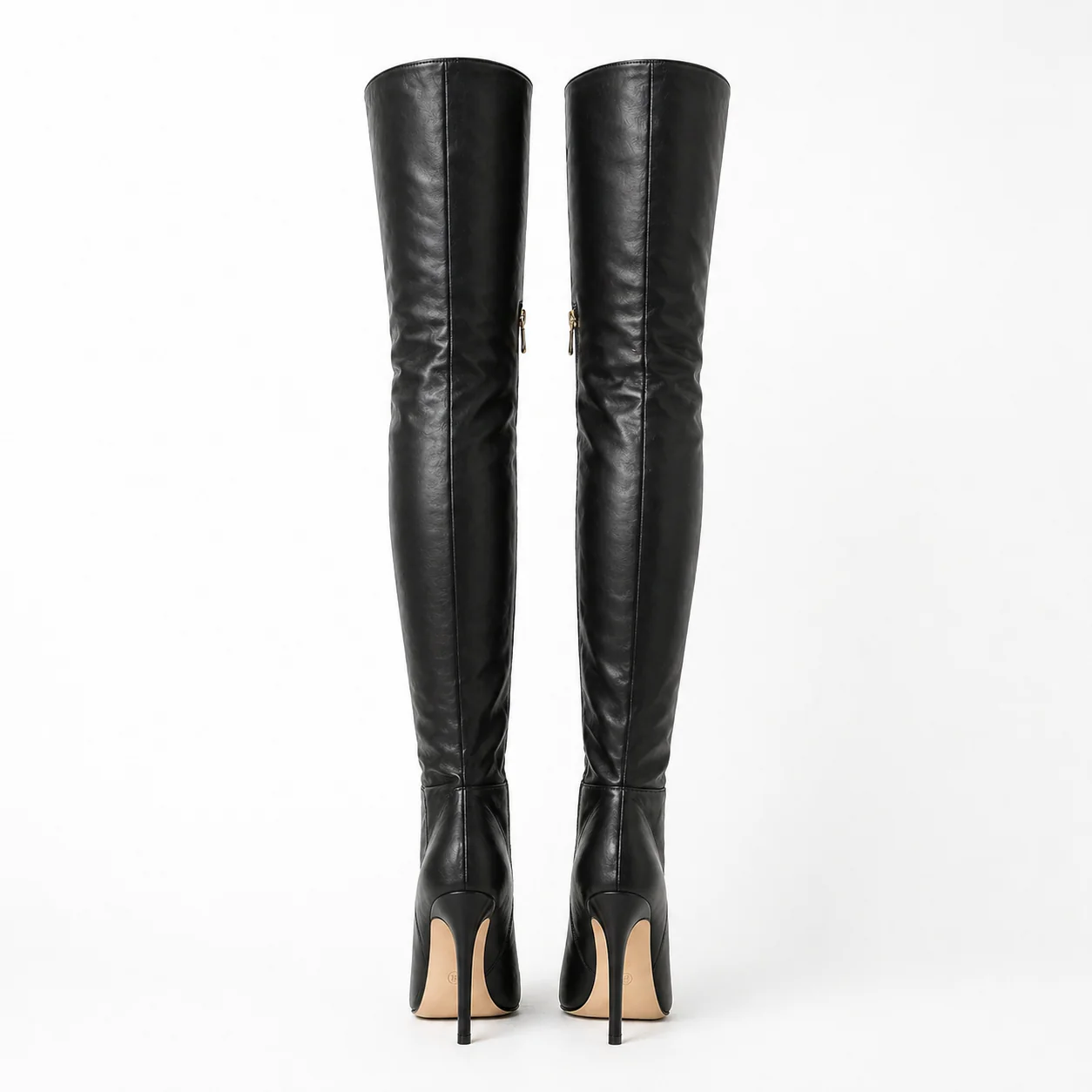 Cuissardes Noires à Talons Aiguilles - Image 7