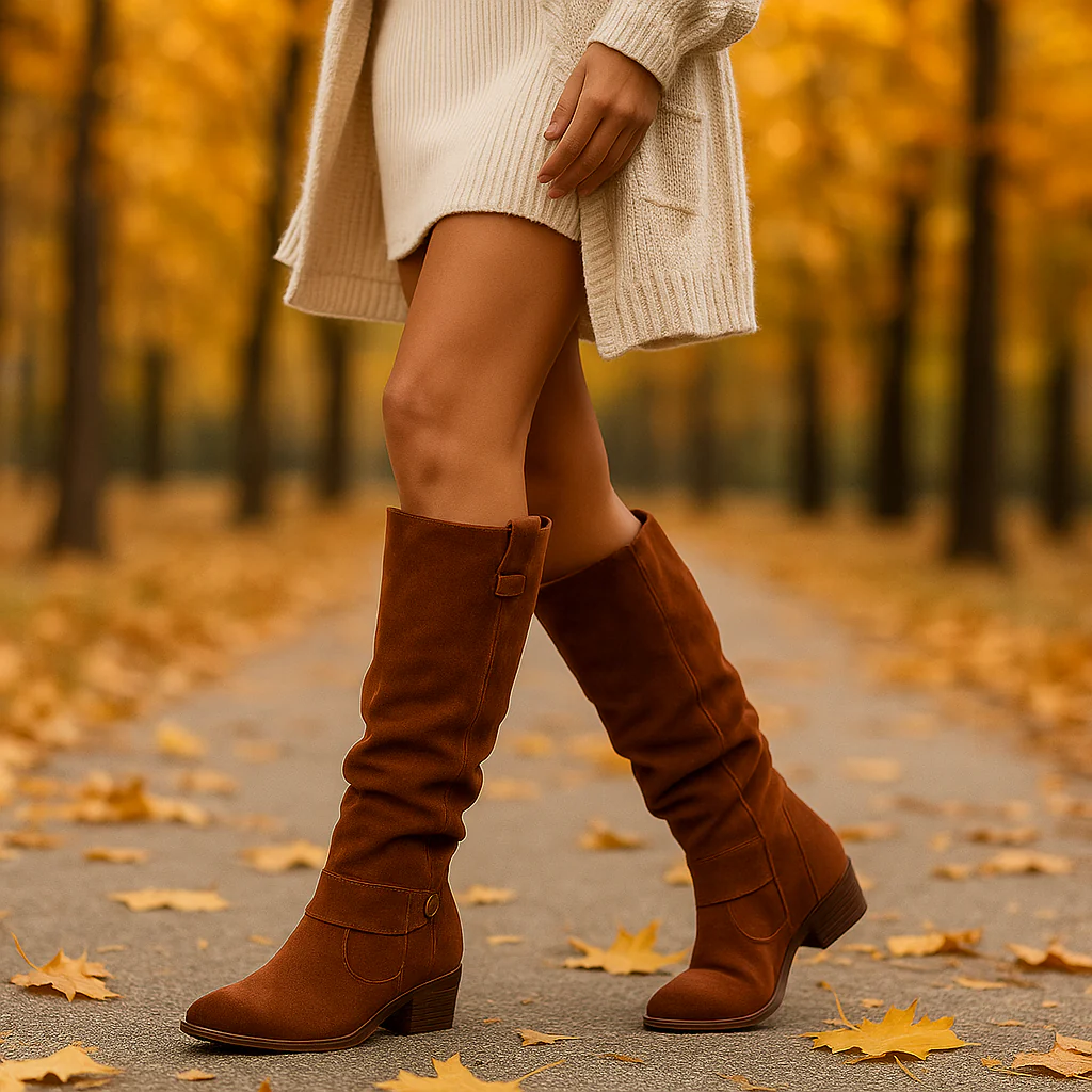 Daisy – Bottes Hautes Femme en Cuir Élégantes et Confortables - Image 7