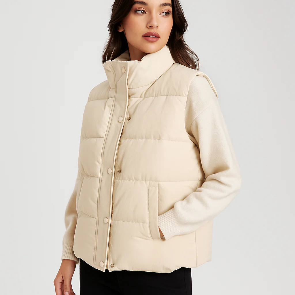 Dame Vest - Luxe Matelassé Confort - Élégant Créé - Image 4