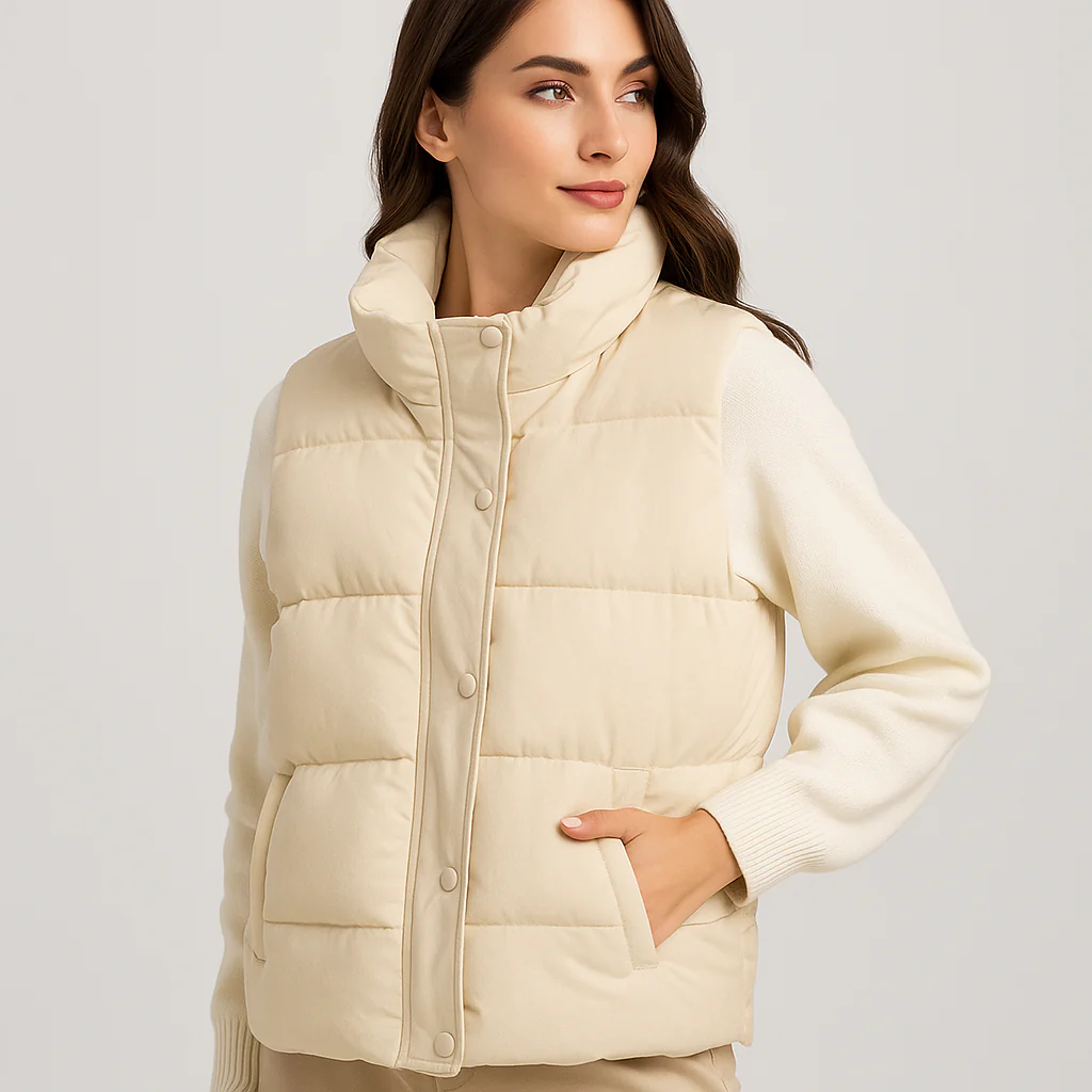 Dame Vest - Luxe Matelassé Confort - Élégant Créé - Image 5