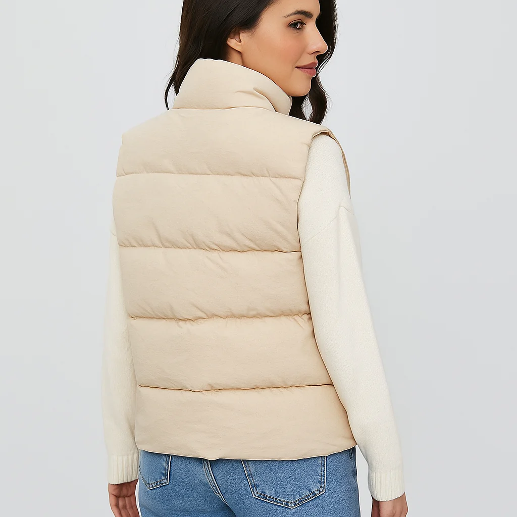 Dame Vest - Luxe Matelassé Confort - Élégant Créé - Image 6