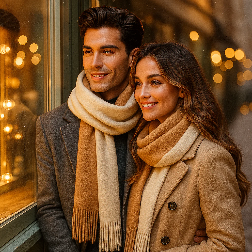 Écharpe en Cachemire Longue et Élégante – Douceur et Style Hiver - Image 10