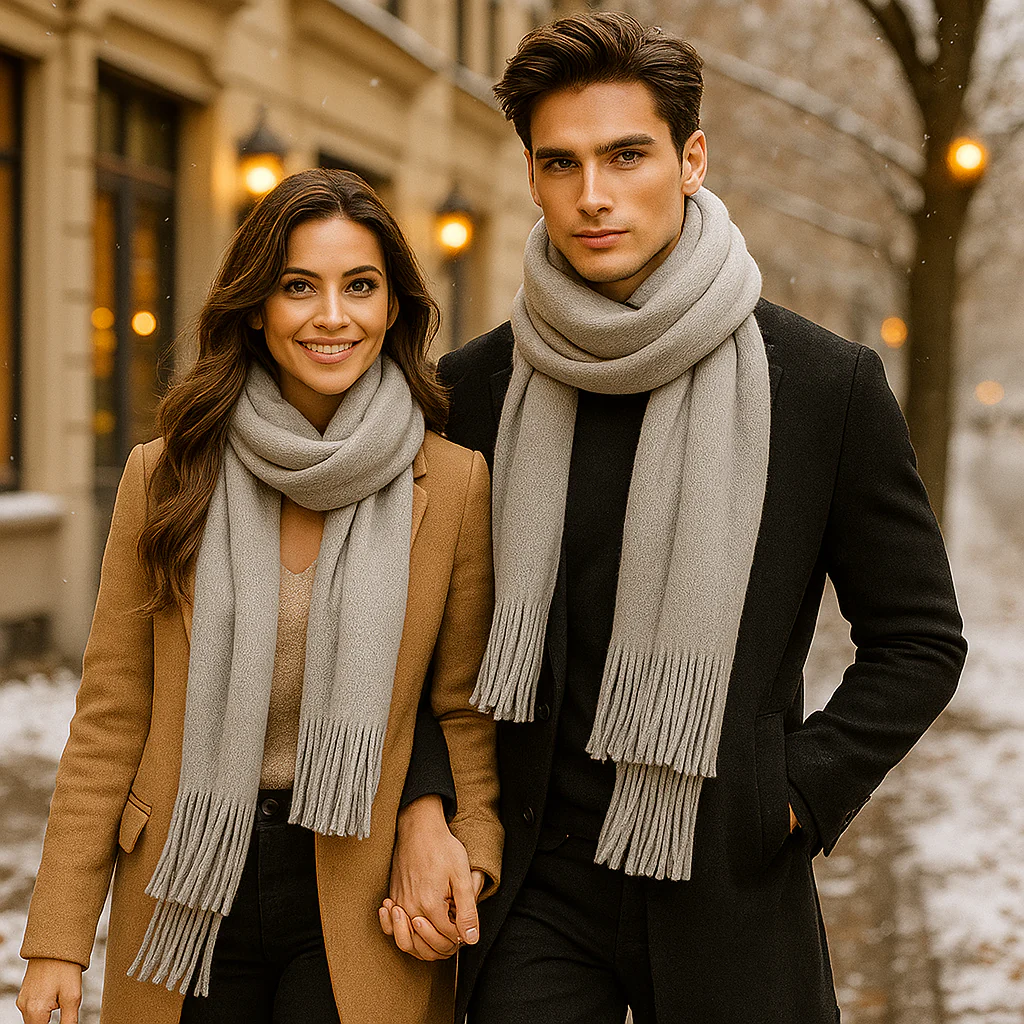 Écharpe en Cachemire Longue et Élégante – Douceur et Style Hiver - Image 7