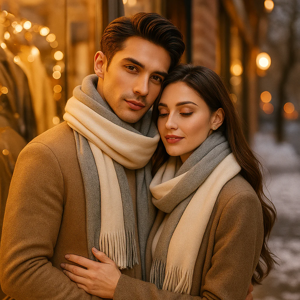 Écharpe en Cachemire Longue et Élégante – Douceur et Style Hiver - Image 9
