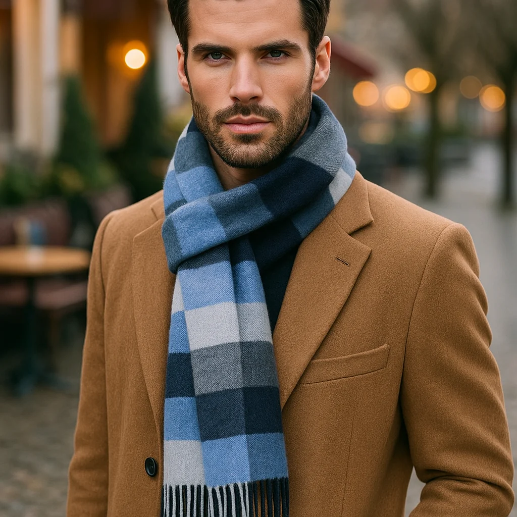 Écharpe en Laine Luxe – Chaude, Douce et Élégante pour l’Hiver - Image 4