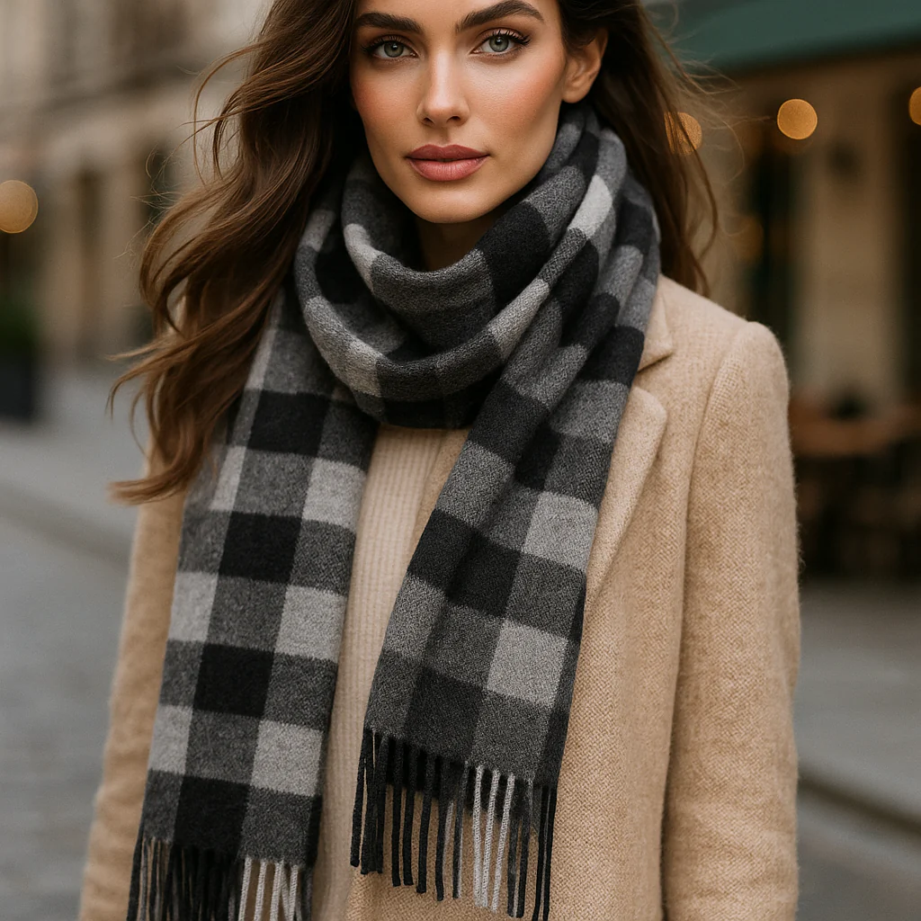 Écharpe en Laine Luxe – Chaude, Douce et Élégante pour l’Hiver - Image 6