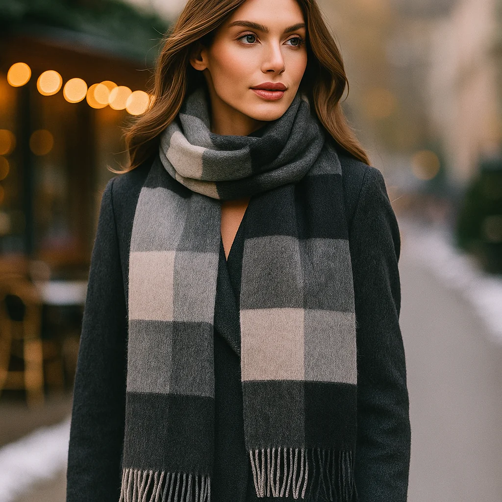 Écharpe en Laine Luxe – Chaude, Douce et Élégante pour l’Hiver - Image 8
