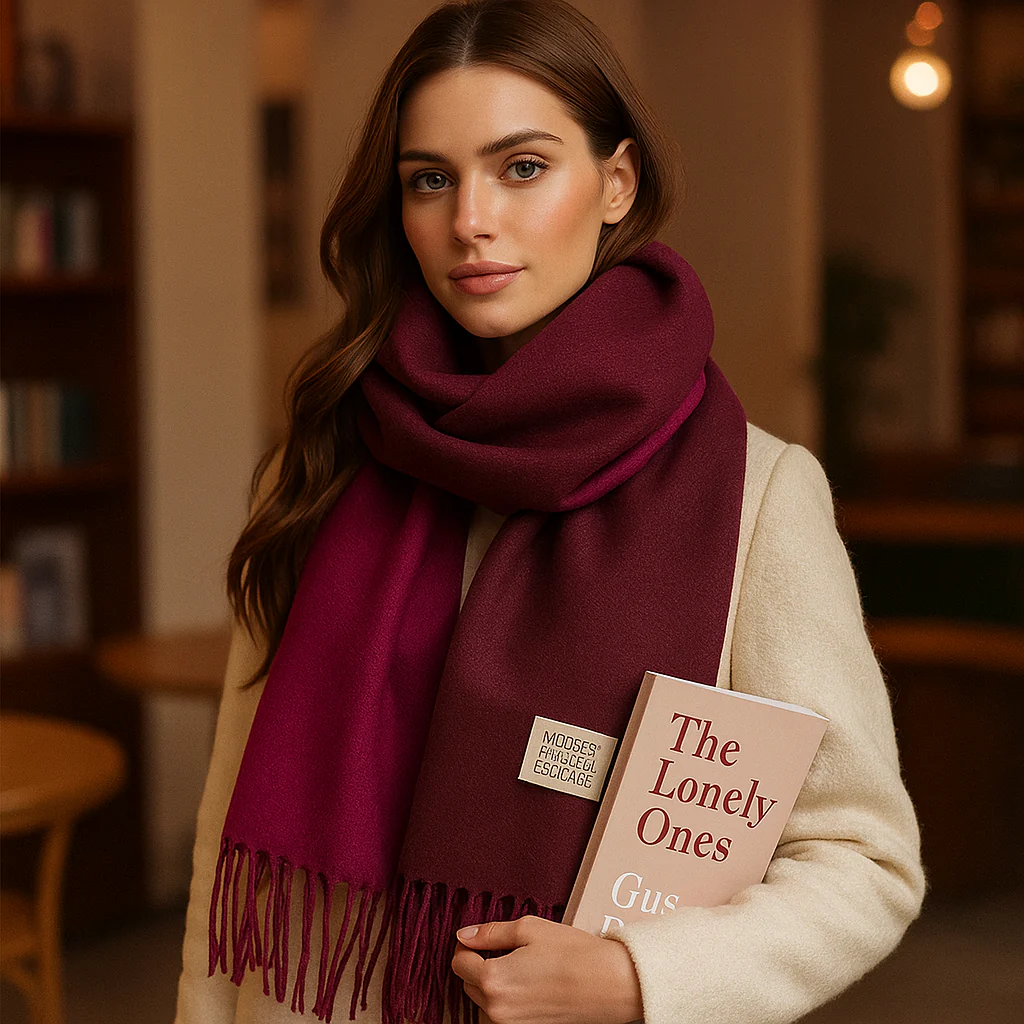 Écharpe Pashmina Réversible Elena – Élégante et Douce - Image 14