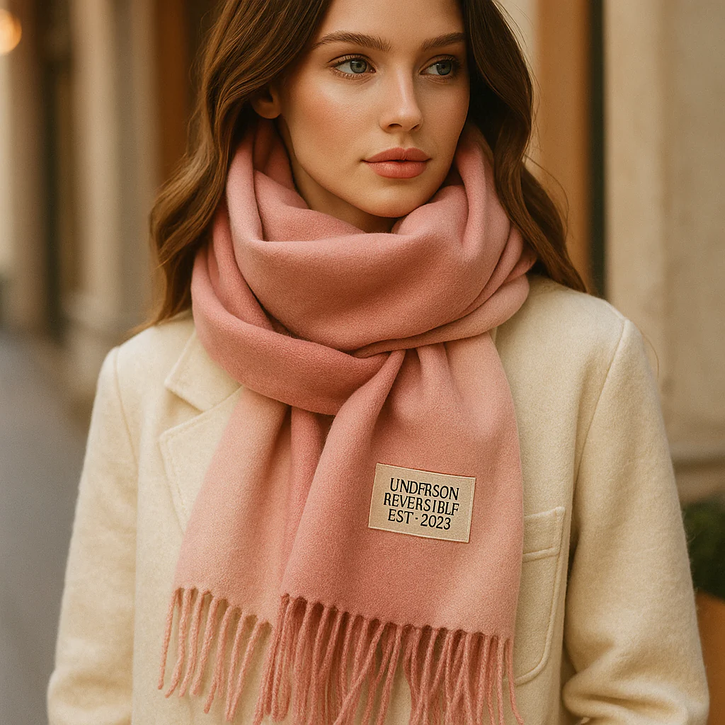Écharpe Pashmina Réversible Elena – Élégante et Douce - Image 2