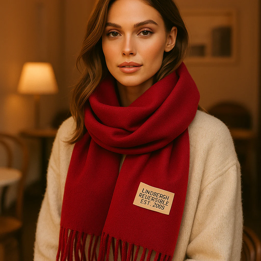 Écharpe Pashmina Réversible Elena – Élégante et Douce - Image 5