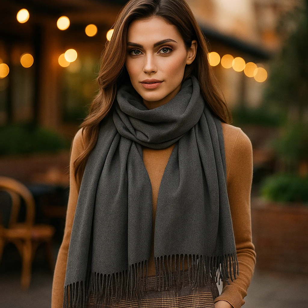 Écharpe Pashmina Tendance Femmes – Élégante Douceur Luxueuse - Image 2