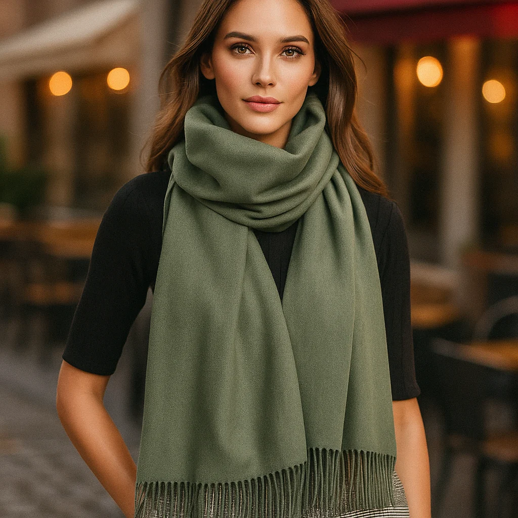 Écharpe Pashmina Tendance Femmes – Élégante Douceur Luxueuse - Image 3