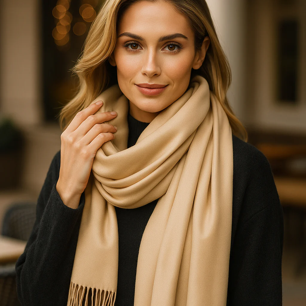 Écharpe Pashmina Tendance Femmes – Élégante Douceur Luxueuse - Image 9