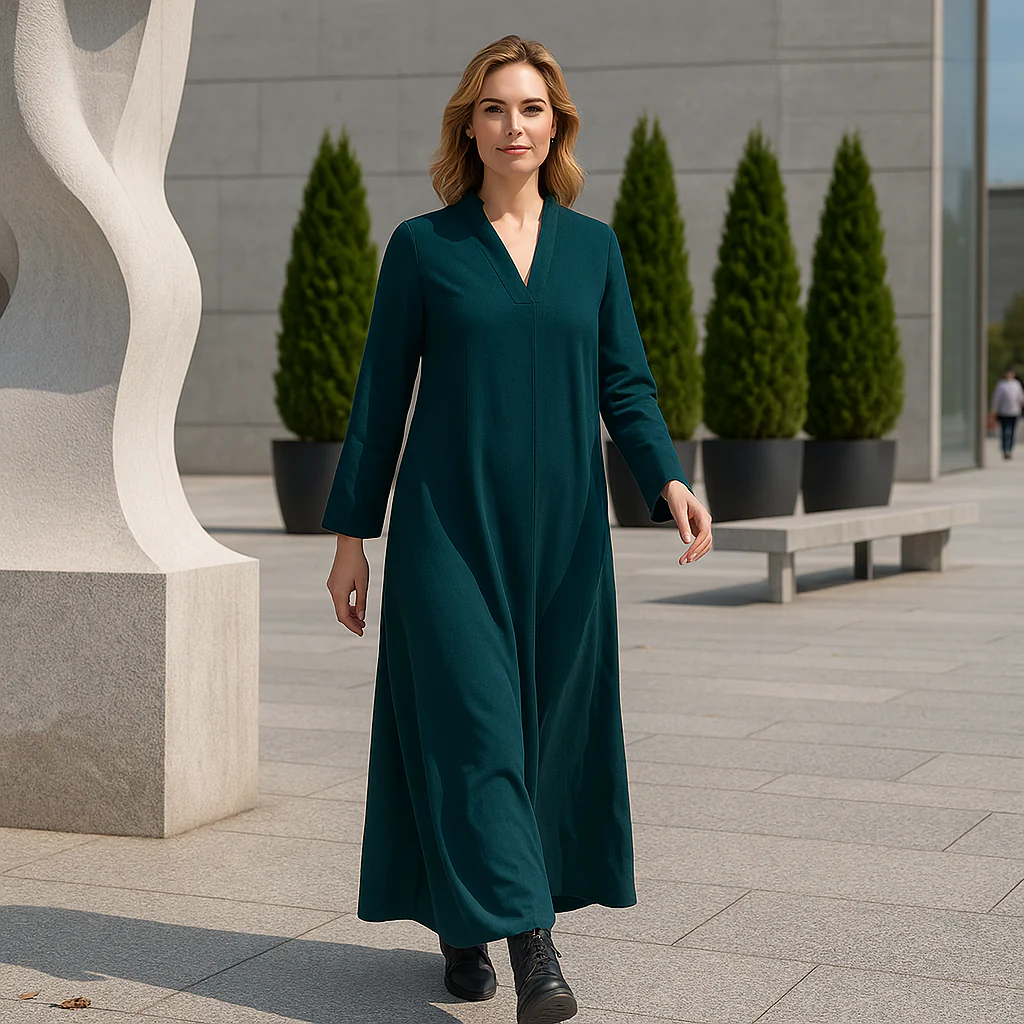 Emmi - Robe de soirée maxi - Coupe élégante - Décontractée - Image 3