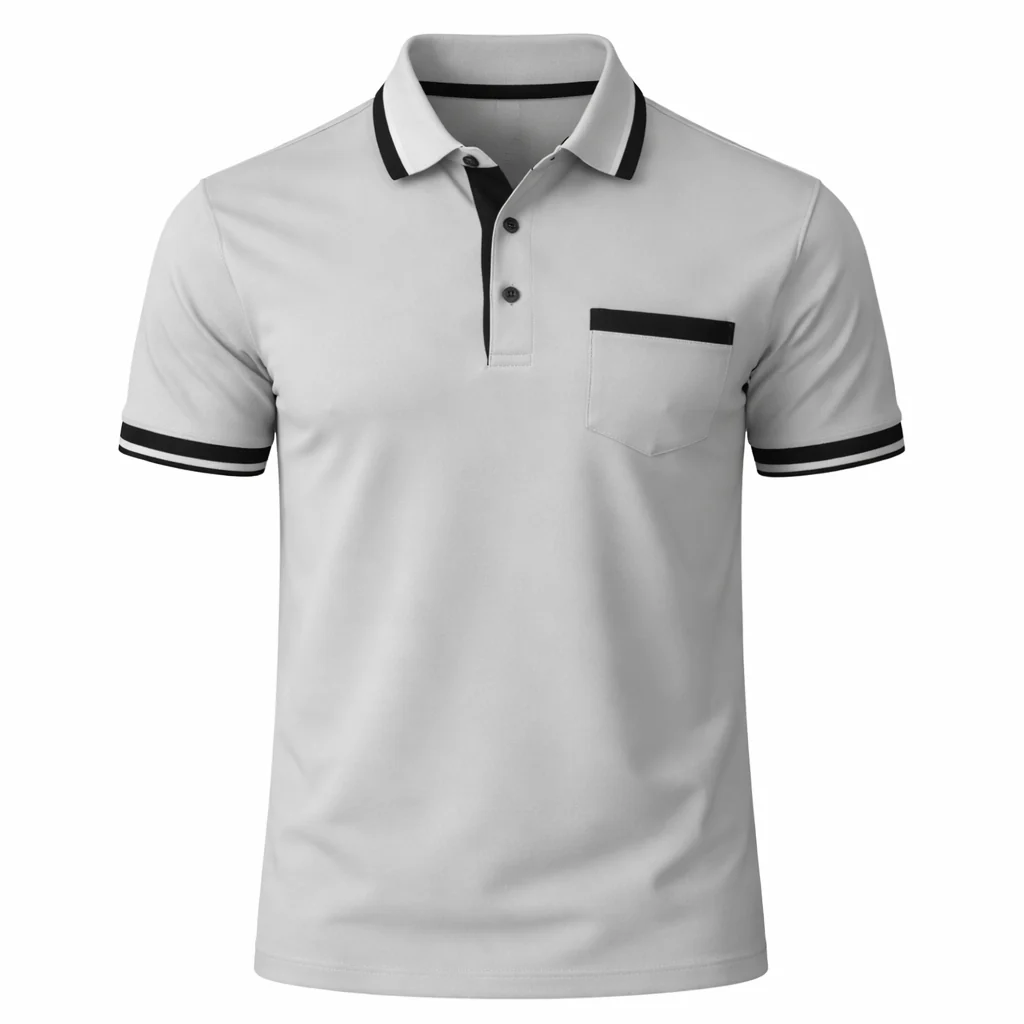Chemise Polo Ajustée Endymion pour Hommes | Coupes Élégantes et Audacieuses - Image 6
