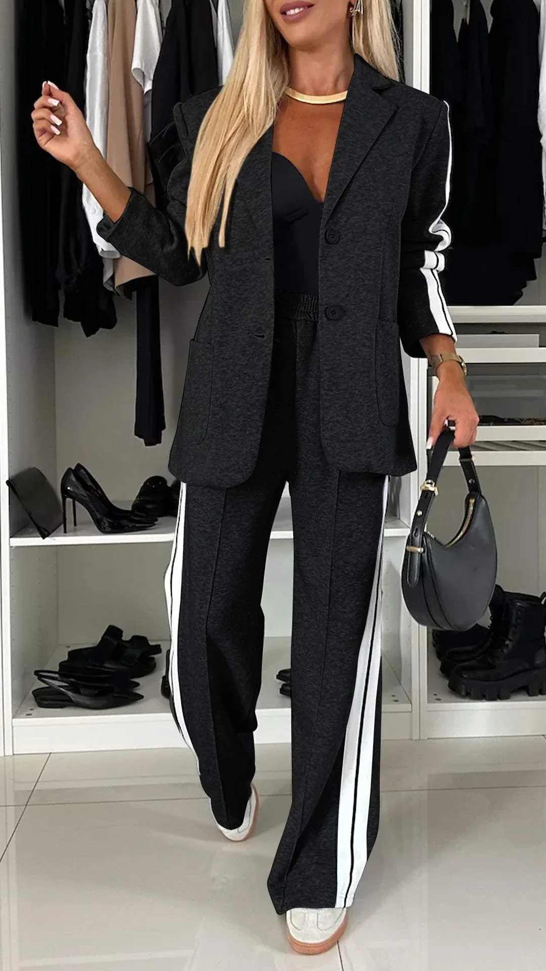 Ensemble survêtement femme Jill - Sweat et pantalon - Confortable - Image 7