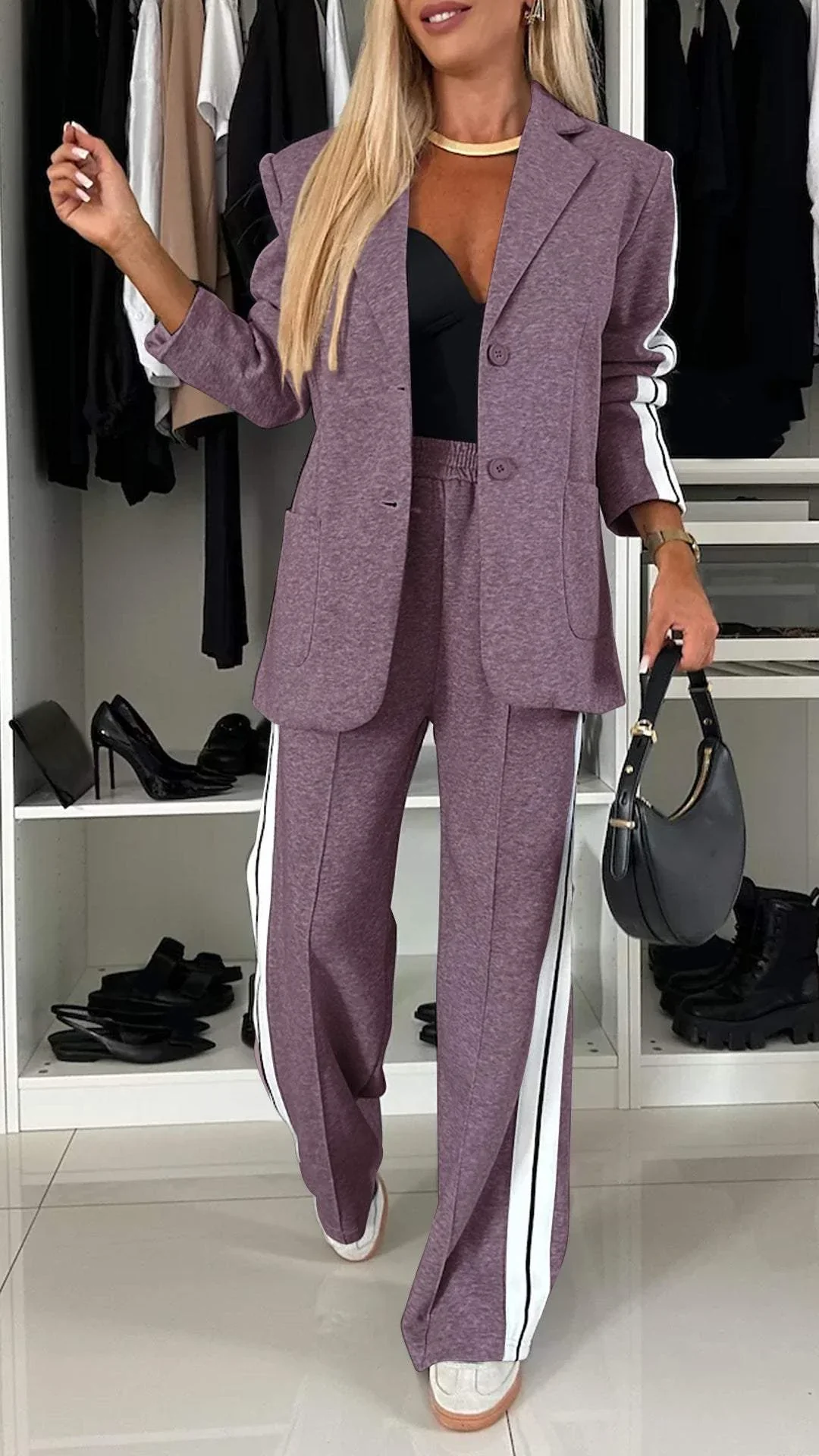 Ensemble survêtement femme Jill - Sweat et pantalon - Confortable - Image 8
