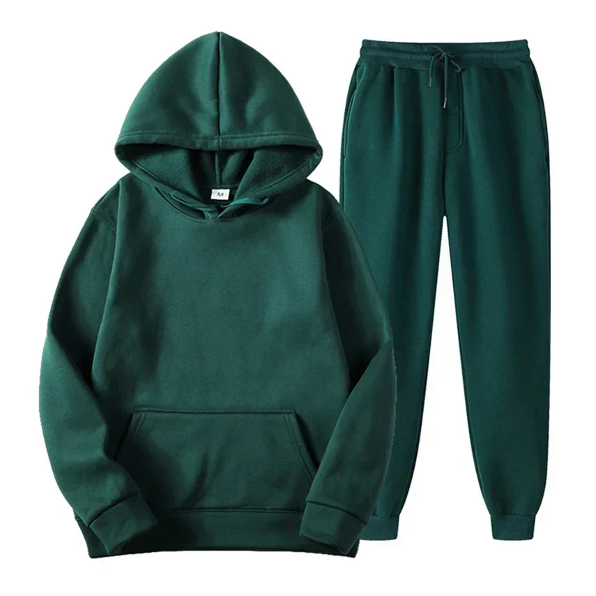 Ensemble survêtement hiver homme isolé - Polaire - Capuche - Sportif - Image 11