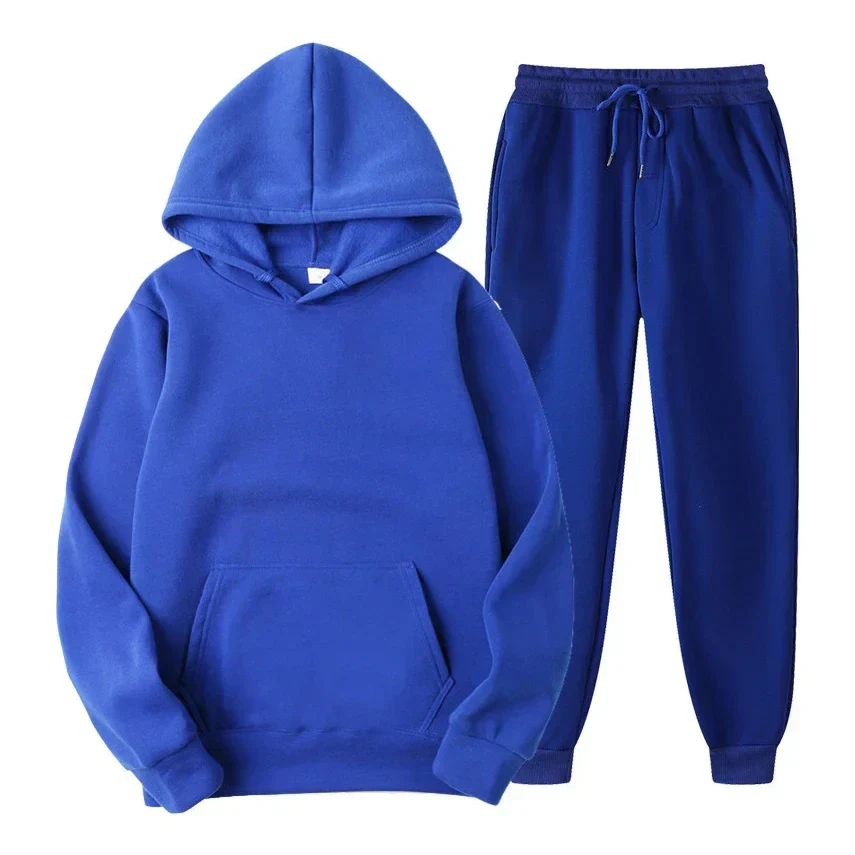 Ensemble survêtement hiver homme isolé - Polaire - Capuche - Sportif - Image 6