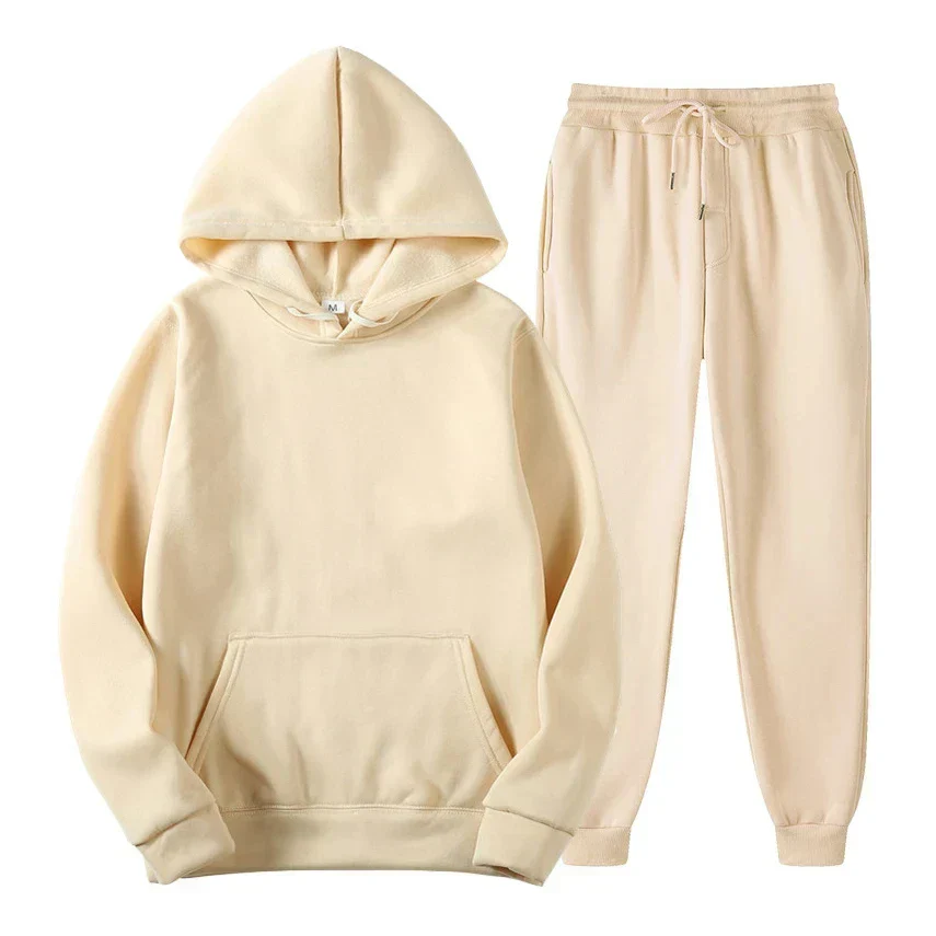 Ensemble survêtement hiver homme isolé - Polaire - Capuche - Sportif - Image 9