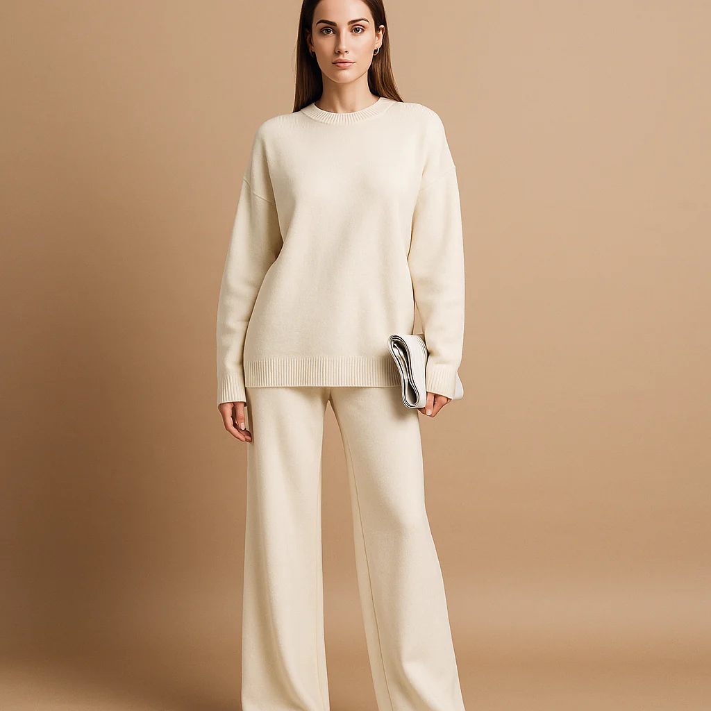 Ensembles de Pulls - Pull Col Montant - Pantalons Assortis Luo - Image 2