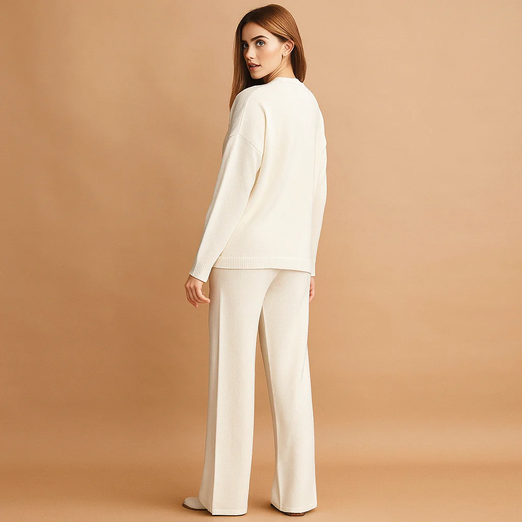 Ensembles de Pulls - Pull Col Montant - Pantalons Assortis Luo - Image 4