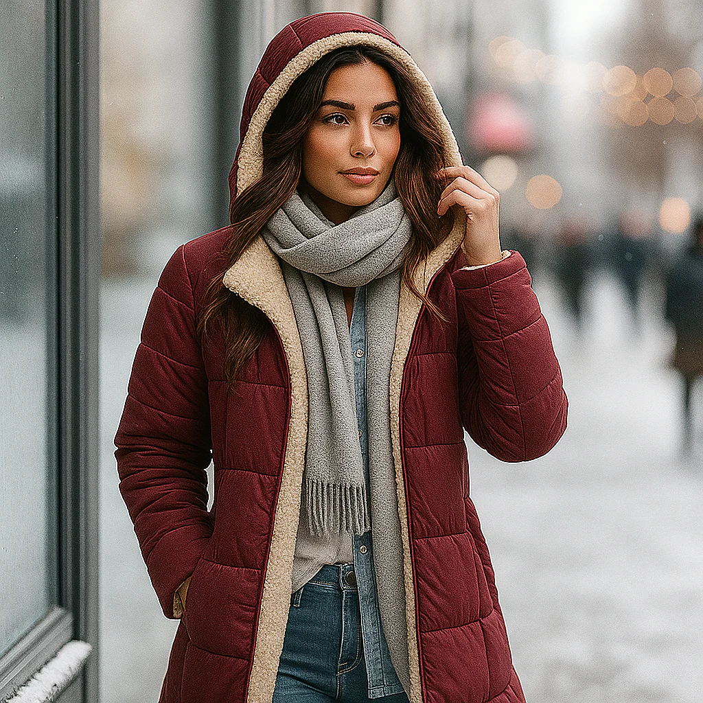 Esme – Parka Longue Réversible Femme - Image 8