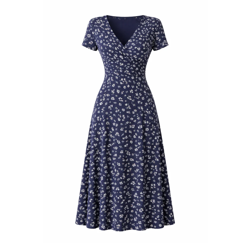 Robe Maxi Florale | Femme, Tissu Léger | Style Casual Estival - Image 6