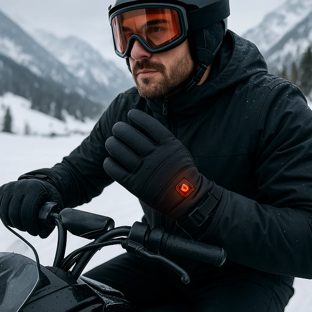 Gants Chauffants Hiver – Électriques, Tactiles & Chaleur Ajustable - Image 4