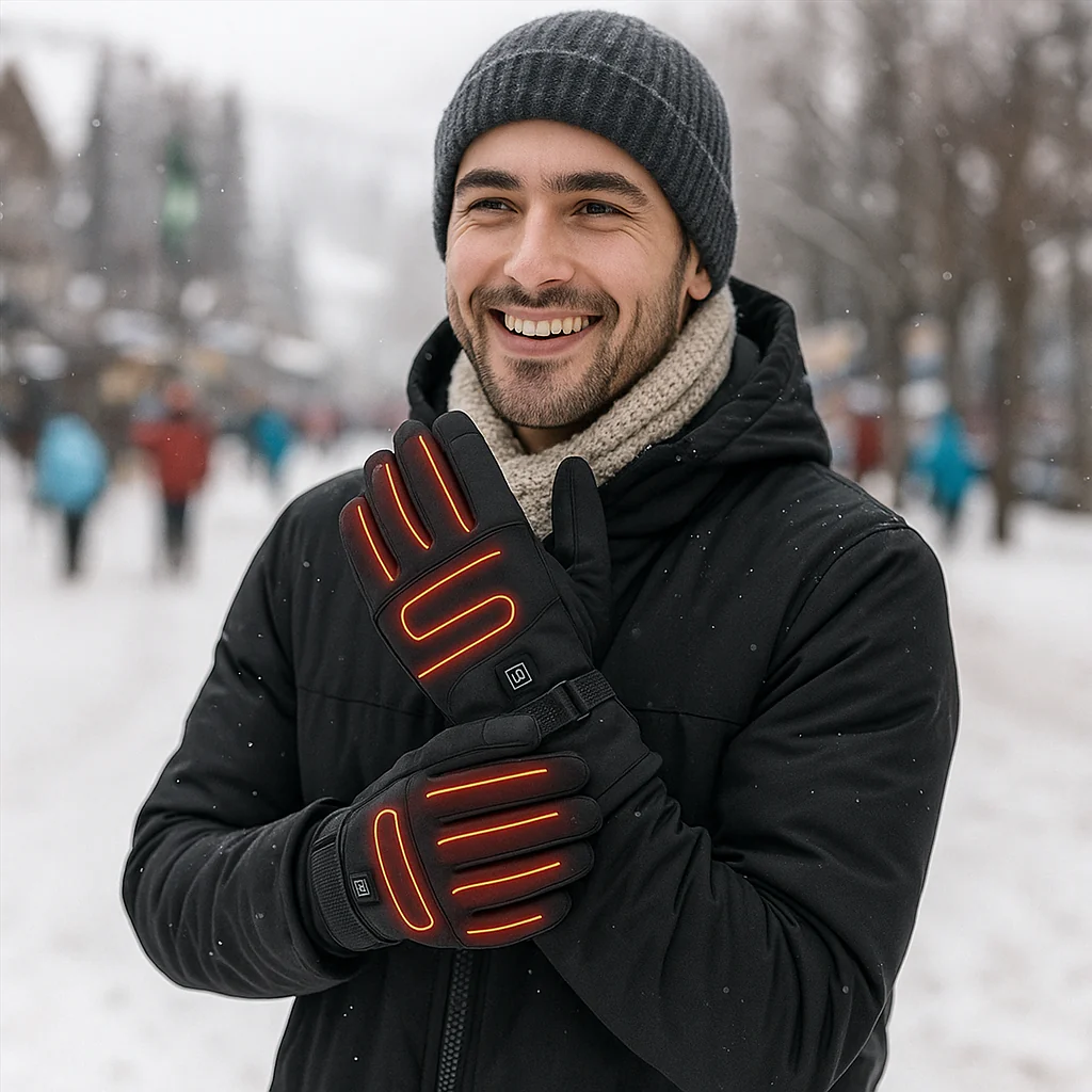 Gants Chauffants Hiver – Électriques, Tactiles & Chaleur Ajustable - Image 6