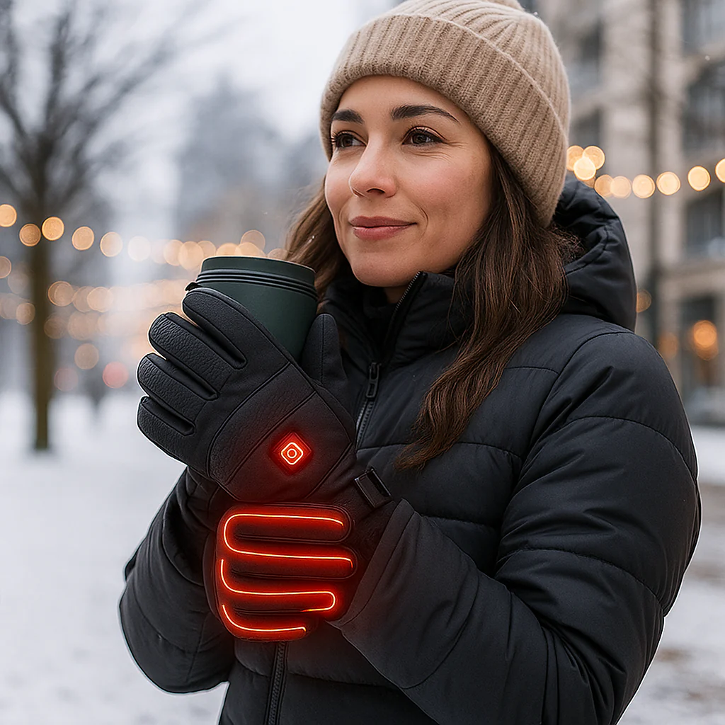 Gants Chauffants Hiver – Électriques, Tactiles & Chaleur Ajustable - Image 7