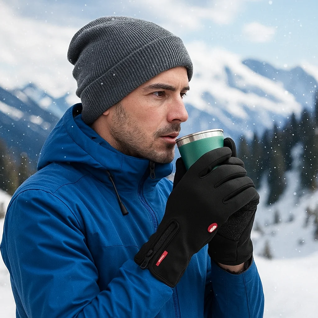 Gants Chauffants Imperméables – Tactiles & Antidérapants - Image 3