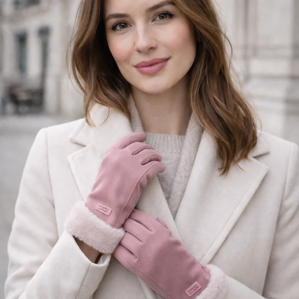 Gants d’Hiver Doublés Fourrure – Élégance & Chaleur - Image 5