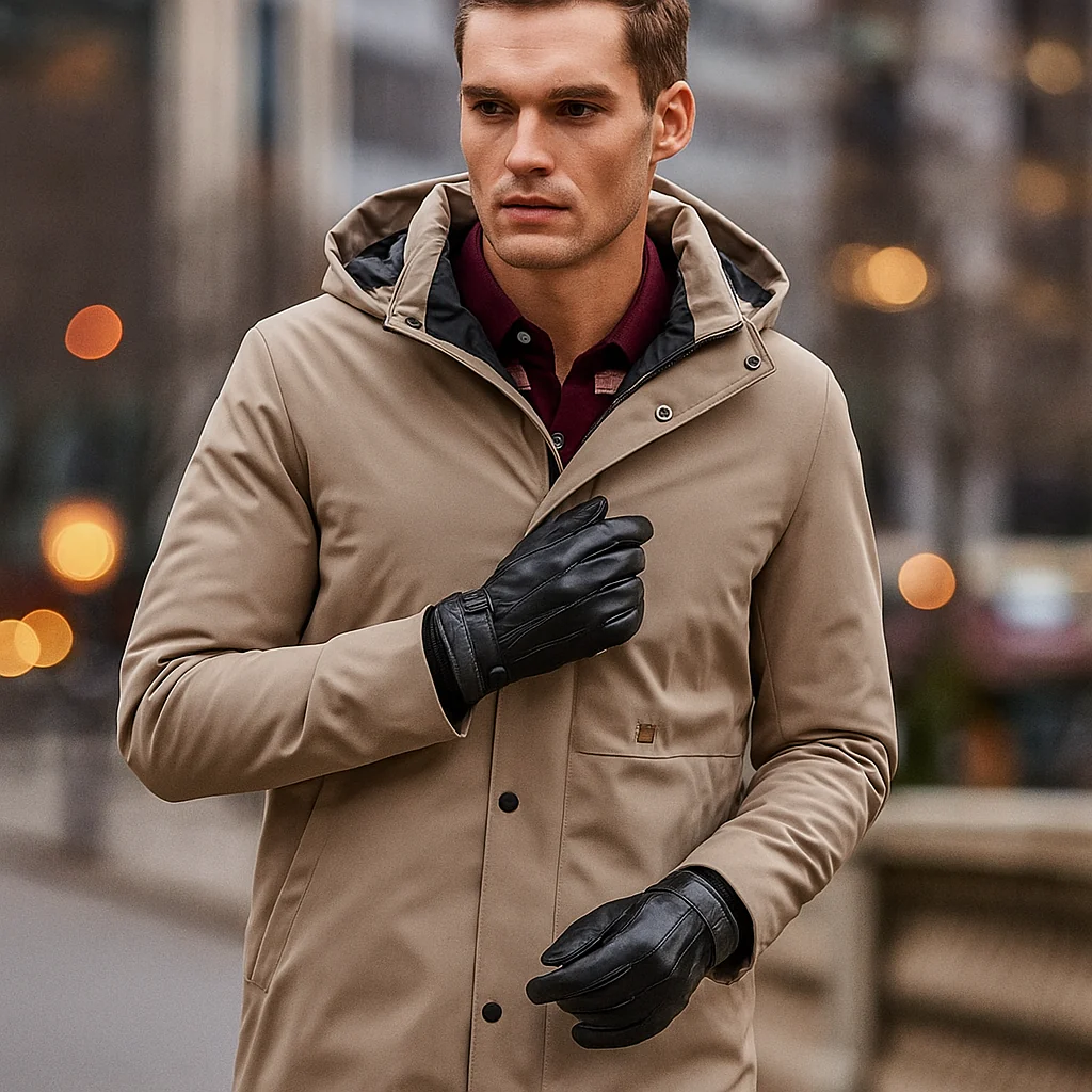 Gants en Cuir Homme Felix – Élégance & Chaleur - Image 5