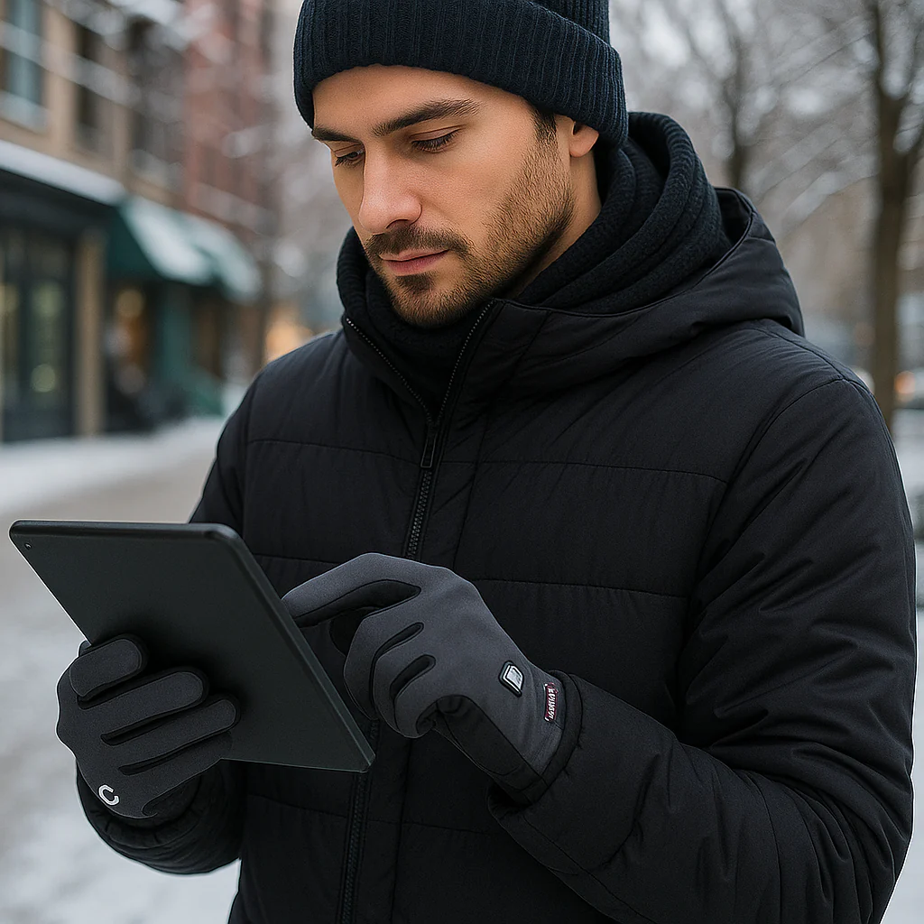 Gants Tech Touch – Chauds et Tactiles Imperméables - Image 7