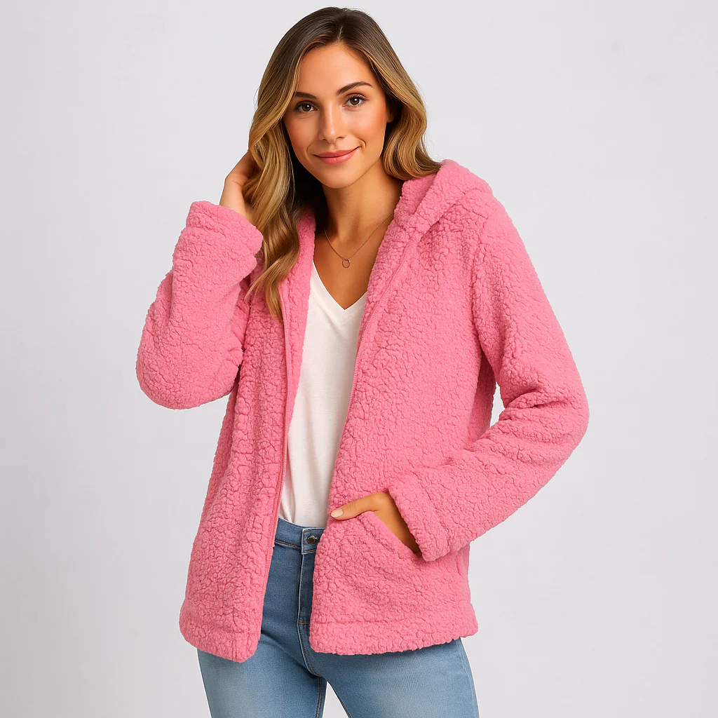 Gilet à Capuche Zippé Confort Douillet Élégant - Image 9
