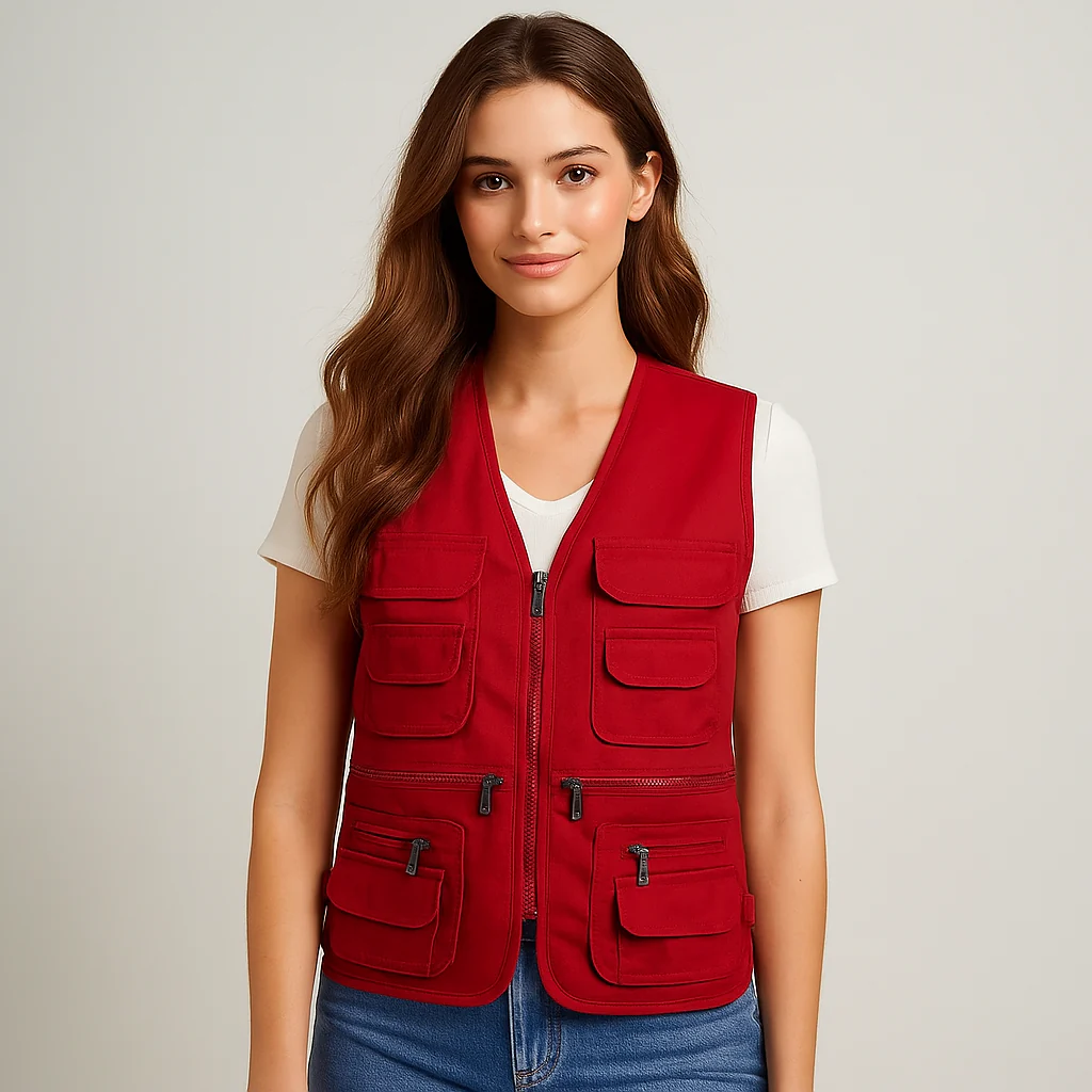 Gilet de Cargo Extérieur - Plusieurs Poches - Robuste & Pratique - Image 3