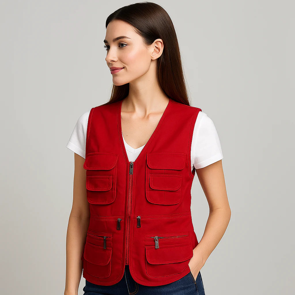 Gilet de Cargo Extérieur - Plusieurs Poches - Robuste & Pratique - Image 4